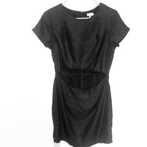 Tobi Short Sleeve Slit Dress